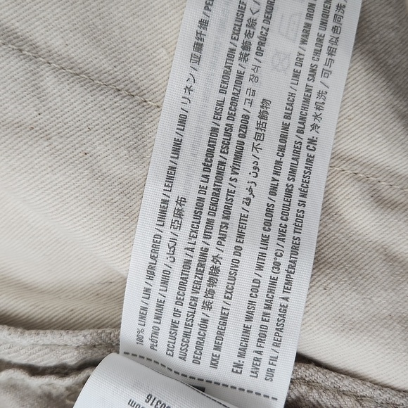 Athletic Slim linen chinos - Picture 12 of 13